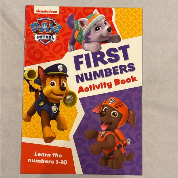 Paw Patrol Learning Activity 8 Book Set with 5 Finger Bath Puppets Kids - Picture 12 of 15